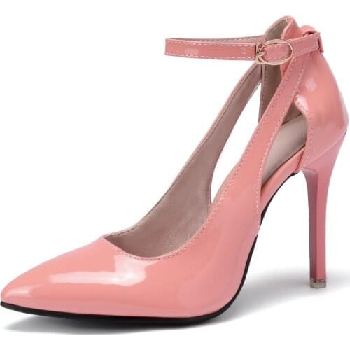 In 2019 new age season high with fine pointed single shoe 33 to 45