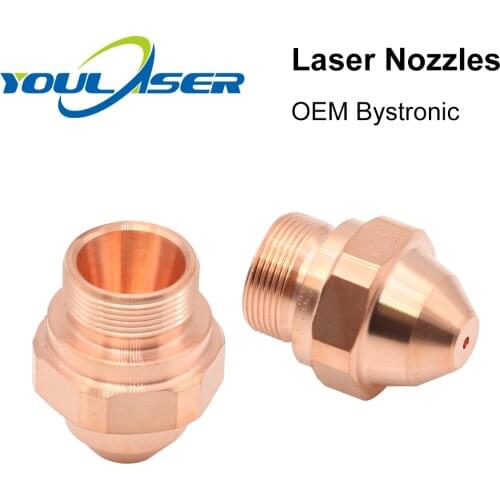 OEM Bystronic H Series Laser Nozzles Dia.13mm Single Layer M10 Caliber 0.8-3mm for Fiber Laser Cutting Head