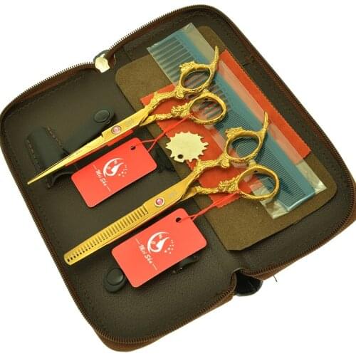 Meisha 6.0" Salon Barber Scissors Hair Thinning Scissor Hairdressing Cutting Shears Stylist Hair Cut Tesoura Hair Clipper A0112A