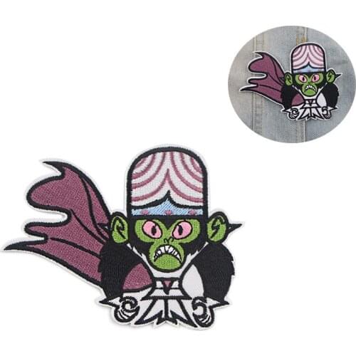 R961 1pcs Cartoon Villain Monkey Cool Figure Pacth Stickers Iron On Patches For T-shirt Handbag Jacket Backpack Diy Patch