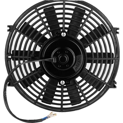 Universal Engine Cooling Fan Car Air Conditioning LE Cooling Fan 12V 80W Straight Blade For Bus Passenger Car motor fan