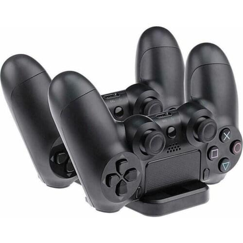 Dual USB Charging Dock Station Stand Gamepad Chargers Stands For PS4 Controller Game Controller Handle Charger Cradle Bracket