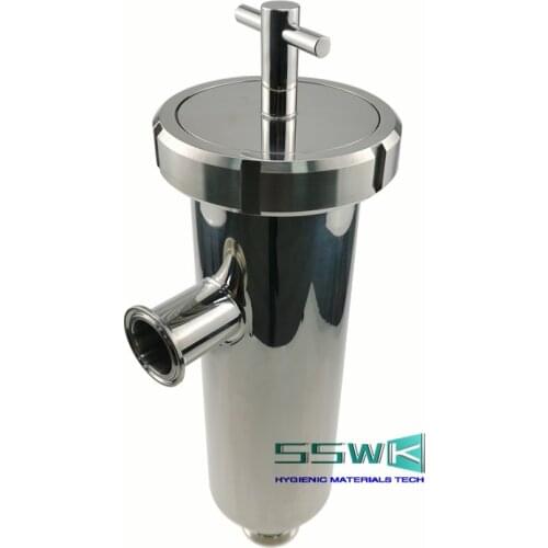 1.5" Sanitary Stainless Steel Mesh Filter 90 Degree Angle Strainer Filter Repeat Mirror Polishing Screen Electrolysis Process