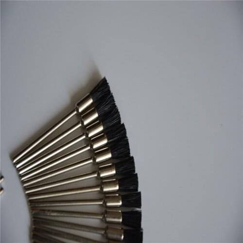 200pcs 4# Bristles Polishing Brush With Handle polishing Cup Dentist Lab Materials