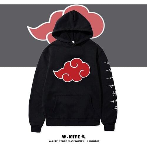 2021 Top Streetwear Men for Teens Sasuke Oversized Manga Anime Clothes Itachi Akatsuki Sweatshirt Hoodie