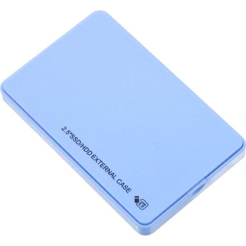 5Gbps 2.5in USB3.0 SATA Hard Disk Drive Box SSD External Enclosure Case with USB Cable B88