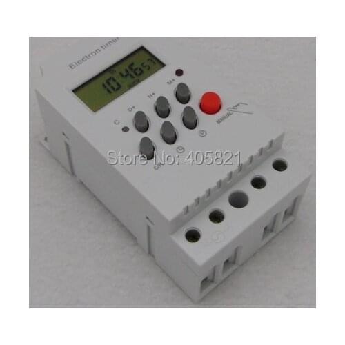 Digital LCD Programmable Electronic Timer Switch AC 220V 25A KG316T-II
