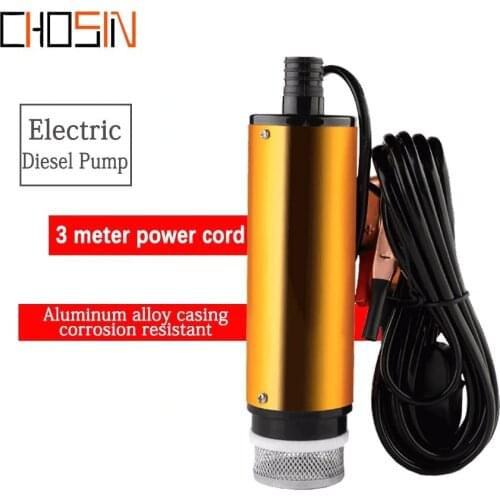 12V 24V DC electric submersible pump ,Aluminum alloy shell,12L/min,fuel transfer pump 12 V volt 24 for pumping diesel oil water