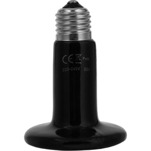 25W/50W/100W Ceramic Heat Emitter Bulb Light Lamp No Light Emitted For Reptile Tortoise Pet Brooder