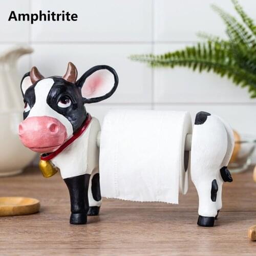 Creative Vertical Kitchen Roll Napkin Beautiful Cows Toilet Tissue Box Paper Cub Home Living Room Decoration Table Accessorie