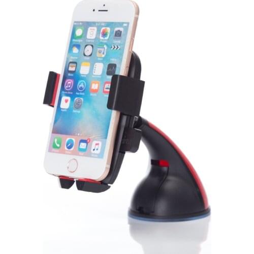 New Large Car Phone Holder Universal Automatic Lock Phone Holder 115*87MM Red Car Phone Holder
