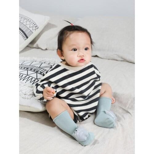 1 pair Soft cotton baby socks cartoon doll socks newborn cartoon animal baby socks non slip floor socks leisure style
