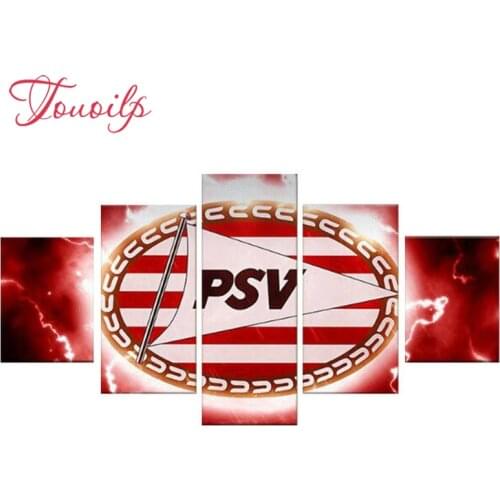 FULL 5D Diamond Painting Cross stitch kits diamond Embroidery Soccer team badge logo PSV DIY Handicrafts Needlework home Decor