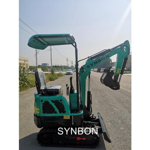 SYNBON shovel mini Digger Forestry equipment New 1Ton Hydraulic Mini Excavator SY601 small digger with desiel engine