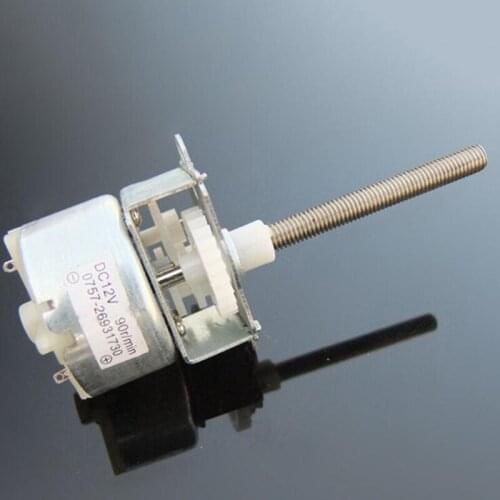 1pc hight quanlity metal Micro DC motor 12V mini DC gear motor with 42mm thread spindle for DIY agitator little noise