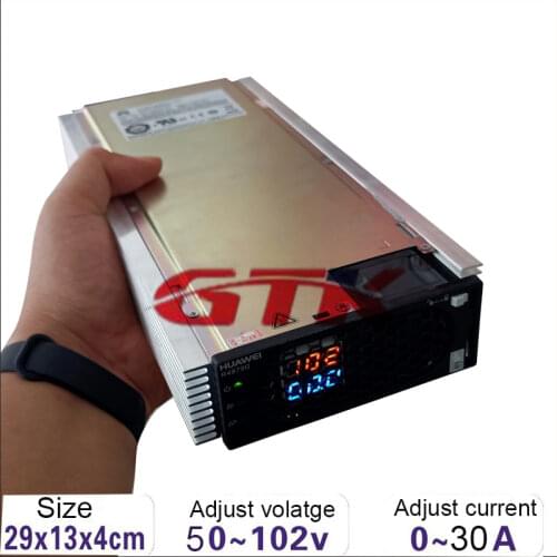 GTK Adjustable Lithium Battery Charger 0-120v Power 3000W 0-25A Adjustable Charger 25amps LI-ION Lithium Lifepo4 Battery Pack
