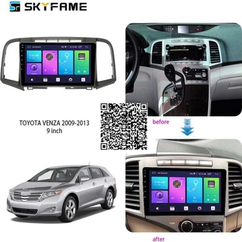SKYFAME 4G+64G Car Radio Stereo For Toyota Venza 2009-2015 Android Multimedia System GPS Navigation DVD Player