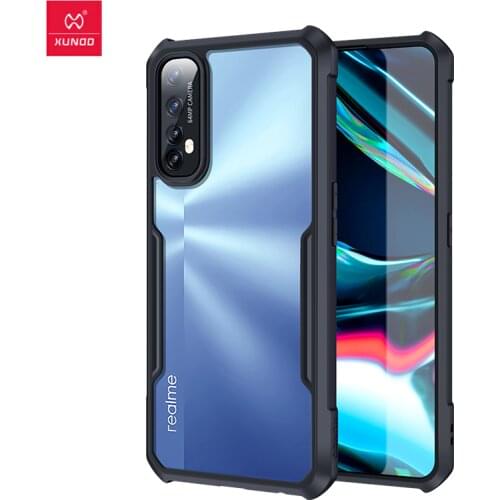 For Realme 8 8 Pro чехол TPU Armor Bumper Airbag Anti-fall Shockproof Protective Back Cover Shell For Realme 7 Pro Case XUNDD
