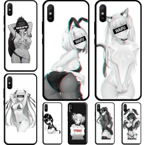 Sugoi Senpai Anime waifu sexy girl For Redmi Note 10 Pro Cover For Redmi Note 9 8 Pro 8T 7 9S Case For Redmi 9A 9T 9 9C 8A 7A