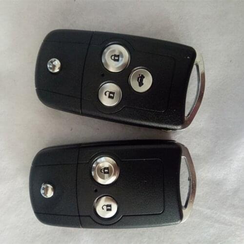 DAKATU 2 button 3 button Remote Car Key for Honda CRV Accord Civic Jazz Flip remote key 433mhz id46 chip inside