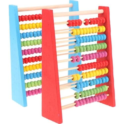 Wooden Abacus Child Early Math Educational Learning Toy Calculat Bead Counting Intelligence Development Kid Toys