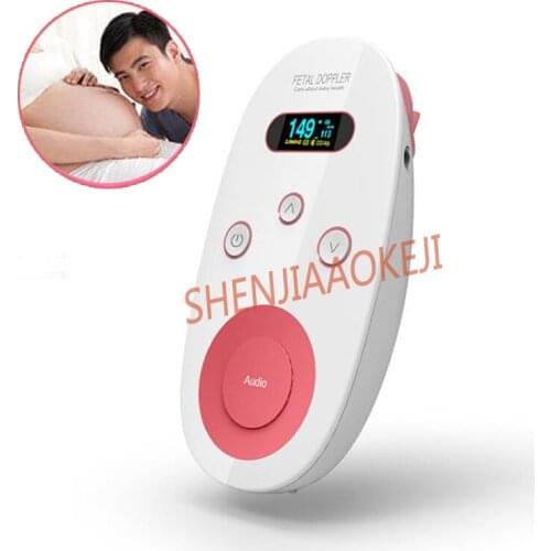 Fetal heart rate fetal detector Pregnant women, Household appliances care devices continuous work fetal heart detector
