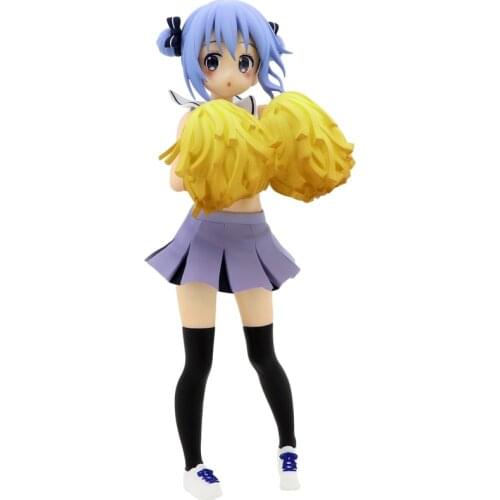 Is The Order A Rabbit? Anime Kafuu Chino Cheerleader Action Figures PVC Model Hand-Made Peripheral Decoration Toy Gift In Stock