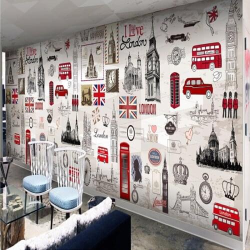 Photo Wallpaper 3D City Building Murals Restaurant Cafe Living Room Backdrop Wall Painting Home Decor Wall Paper Papel De Parede