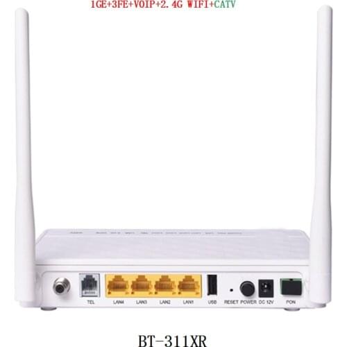 FTTH FTTB FTTX 1GE+3FE+VOIP+2.4G WIFI+CATV Home Gepon New Onu Optical Router Gpon Xpon Olt SCAPC Equipment