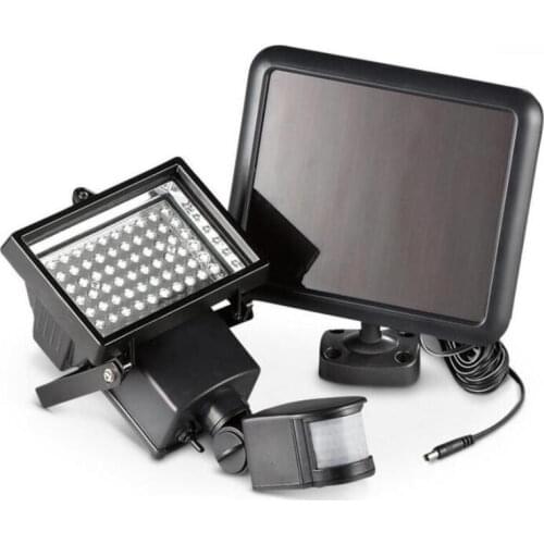 IP65 Solar 60 LEDs Floodlight Outdoor PIR Infrared Motion Sensor LED Flood Light Lamp Garden Path Wall Emergency Light