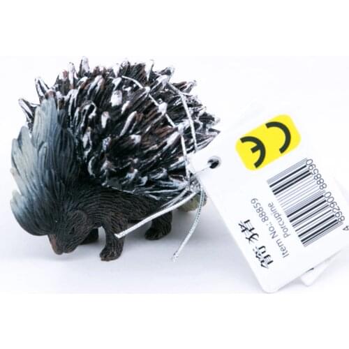 CollectA Wild Life Animals Asia Porcupine Plastic PVC Simulation Toys for boys and girls Model #88859
