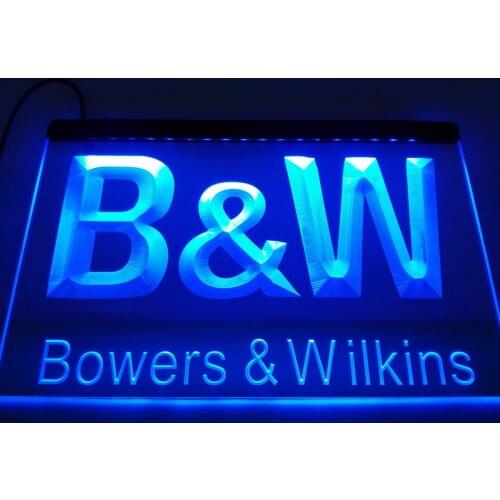 LL019- B&W Bowers & Wilkins Audio Theater Neon Sign home decor crafts