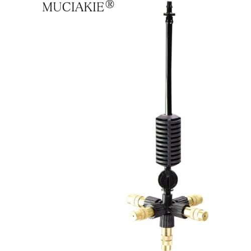 MUCIAKIE 1PC Garden 5-Outlet Brass Mist Nozzle Greenhouse Hanging Sprinkler Spray Atomizer Anti Drip Irrigation Spray