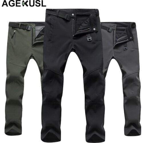 TWTOPSE Men Winter Cycling Pants Bike Bicycle Warm Fleece Water Resistant Windproof Sport Trousers Hiking Camping Skiing Pants