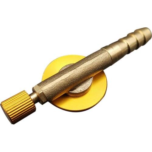 Outdoor Camping Gas Stove Regulating Valve Safe Switching Charging Inflatable Valve Adapter For Flat Gas Tank Valve