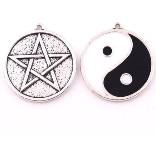 New Styles Reversible Pentacle And Yin Yang Pendant Wholesale