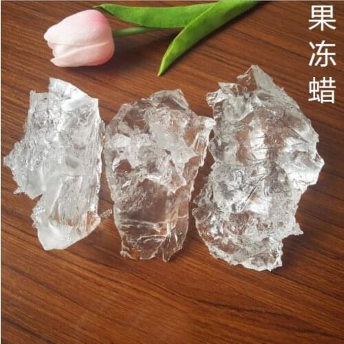 Raw Material Clear Crystal Jelly Wax Gel Candle Wax Diy Candle Making Hobby Home Wax Decor Gift Supplies