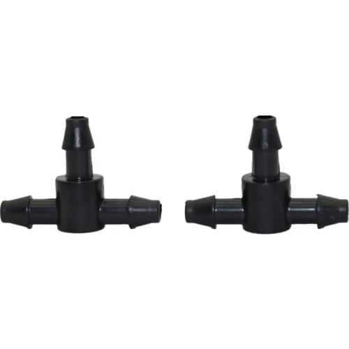 Garden Irrigation 3/5 mm Barbed Tee Connector for Inside Diameter 3 mm Hose Garden Irrigation Tees Connector 500 Pcs