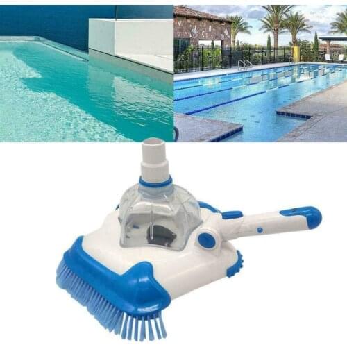 Advanced Pool Vacuum Head Removable Durable Swimming Pool Suction Brush Cleaner With Buckle Handle Pool Suction Cleaning Tools
