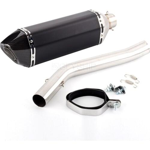 For Triumph Tiger 800 2010 to 2017 Tiger 800 XC / XRX / XCX / XR / XRT /XCA Escape Slip-on Motorcycle Exhaust With Mid Link Pipe