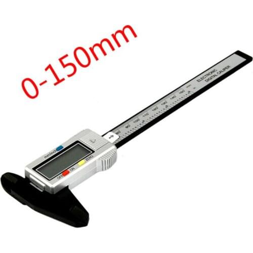 High Quality 6inch 150 mm Digital Vernier Caliper Micrometer Guage Widescreen Electronic Accurately Measuring Stainless Steel