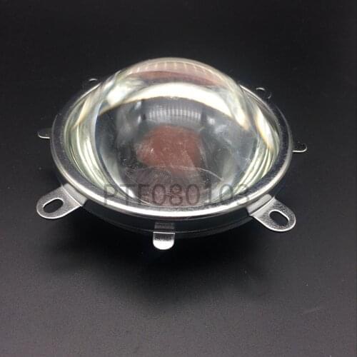 1pcs High Quality 78mm LED Optical Lens Reflector+ 82mm Reflector Collimator + Fixed Bracket for 50W -150W High Power LED Chips