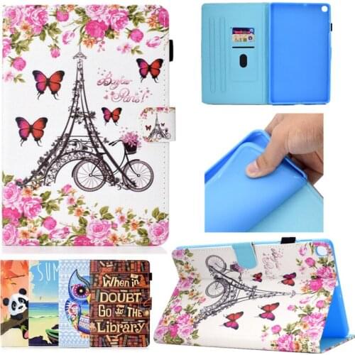Printed Cases for Samsung Galaxy Tab S5E 2019 SM-T720 SM-T725Tablets stand Soft cover for new released Galaxy tab S5E 10.5"case