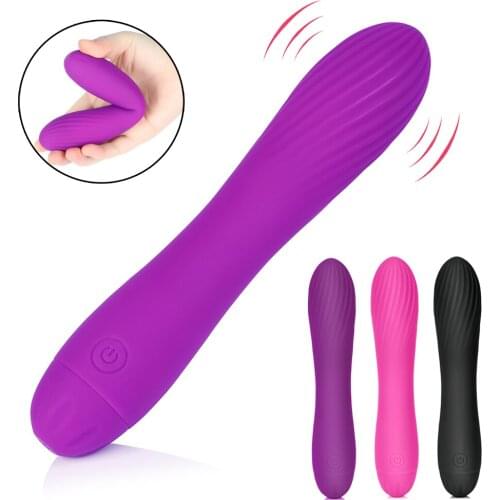 10 Frequency Soft Silicone G Spot Vibrator for Women Rechargeable Anal Clitoris Stimulator Mute Dildo Vibrator Adult Sex Toys