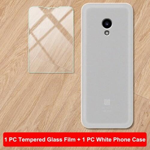 2 IN 1 HD Glass Film With Case For Xiaomi Qin F21 Pro Glass Screen Protector For Qin F21Pro F 21 Pro Screen Tempered Glass film