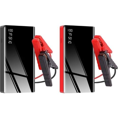 20000mAh 12V Portable Car Jump Starter Emergency Battery Booster Power Bank Waterproof