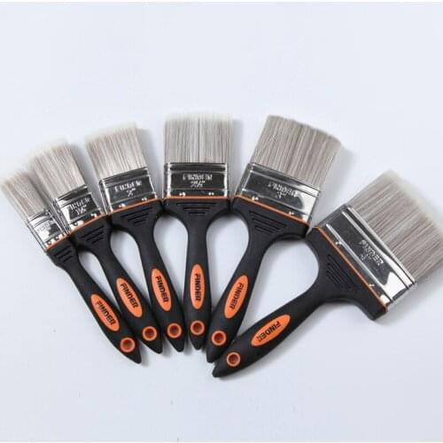 6 Pcs/set 1-4" High Quality Paint Brush Set PTE Hair Oil Brush Available Acrylic Paint Brushes for Art Supply or Home Decoration