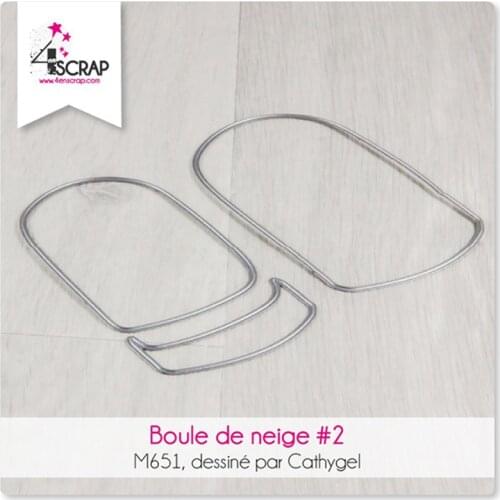 CH 2020 New Arrival Snow globe Metal Cutting Dies Embossing Scrapbooking Stencil Craft Cut Dies For DIY Card Handmade