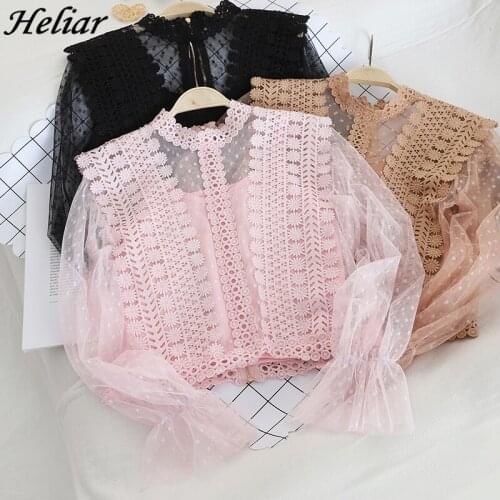 Кружевные блузки Heliar China At AliExpress