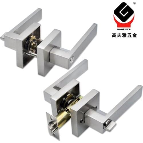 Room Door Handle Lock High-Grade Zinc Alloy Handle Lock Three-Pole Spherical Door Lock Bedroom Bathroom Hardware Accessories